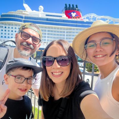 About to board our first cruise ever - The Disney Wish